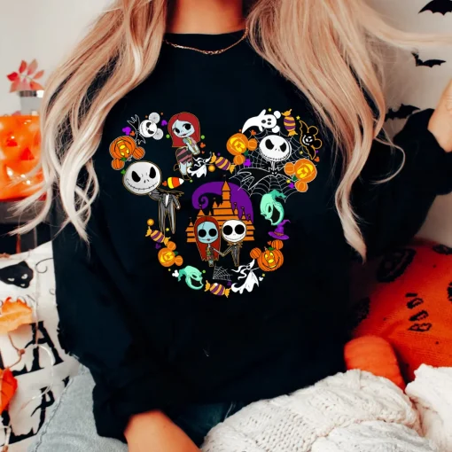 Nightmare Before Christmas Shirt, Jack Skellington Shirt-2