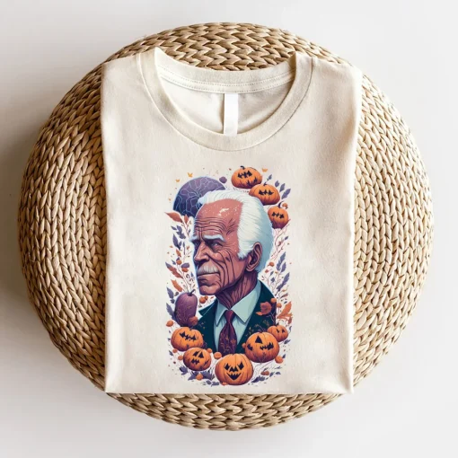 Biden Halloween Shirt, Purple Flowers Shirt-1