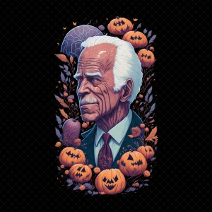 Biden Halloween Shirt, Purple Flowers Shirt-2