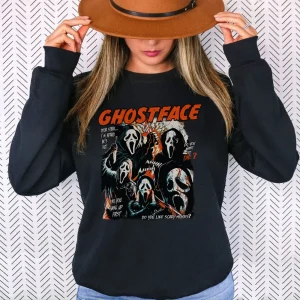 Ghost Face Sweatshirt, Ghostface Sweater, Scream VI Hoodie