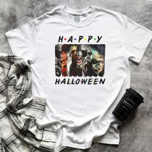 Halloween Horror Character Shirt - Killer Friends Halloween Shirt