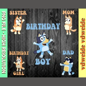 New Files Bluey Png, Bluey Bingo Family Png, Bluey Characters Png, Bluey Kids Png, Bundle Png, Digital Instant Download.