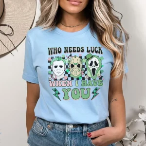 Retro Horror St Patrick’s Day Shirt-3