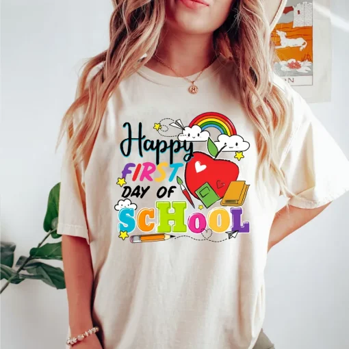 Hello Back To School Shirt, Kindergarten Teacher, Back to school Shirt, First Day Of School Shirt, Teacher Shirt, Educator Shirt-4