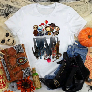 Ghostface Halloween Shirt: Horror Movie Characters Tee & Gift-2