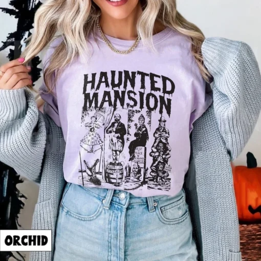 Comfort Colors® Vintage The Haunted Mansion shirt-3