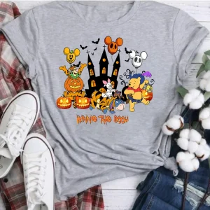 Halloween Shirt: Vintage Winnie The Pooh Gift, Fall & Fun!-3