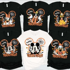 Disney Mickey and Friends Halloween Team Shirt-3