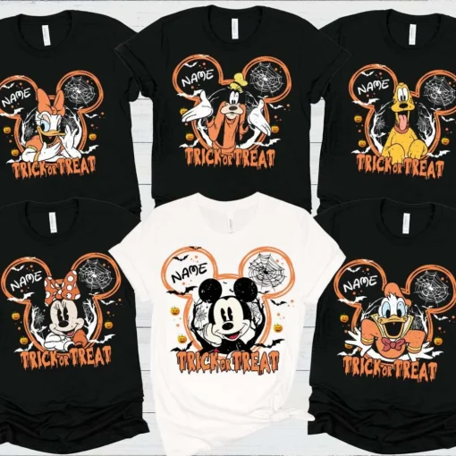 Disney Mickey and Friends Halloween Team Shirt-3