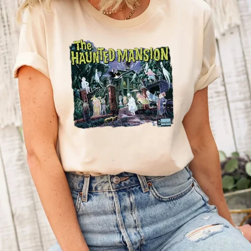 Haunted Mansion Retro Comfort Colors Shirt-3