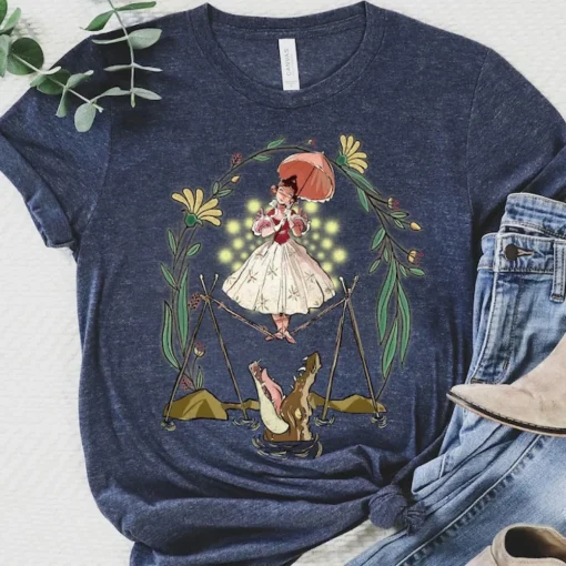 Disney Flower Tightrope Walker Shirt,Tightrope Girl Shirt-1