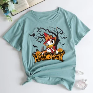 Halloween Shirt: Disney Mickey Skeleton Retro Tee-1