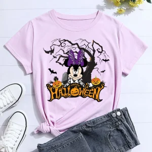Halloween Shirt: Disney Mickey Skeleton Retro Tee-2