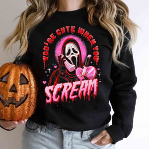 Halloween Ghostface Sweatshirt: Horror Shirt for Ghostface Enthusiasts