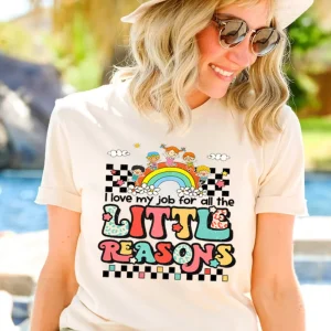 I Love My Job For All The Little Reasons PNG, Teacher Png, Educator Png, Back To School Png, School, Daycare, teacher shirt,Digital Download