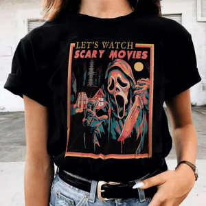 Let's Watch Scary Movie SCREAM Retro Unisex Shirt