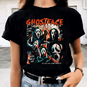 Halloween Ghostface Shirt: Retro Horror Movie Fan Tee, Woodsboro Horror Club