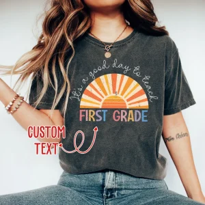 First Grade Teacher Shirt, Back to School-1