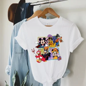 Disney Mickey Halloween Shirt, Retro Friends, Not So Scary
