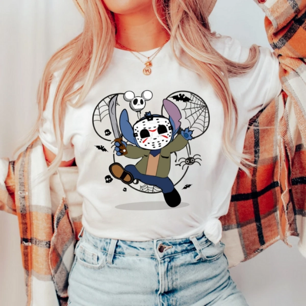 Stitch Halloween Horror Movie Characters Shirt