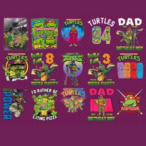 Ninja Turtles Png bundle, sublimation digital design download, teenage mutant png design