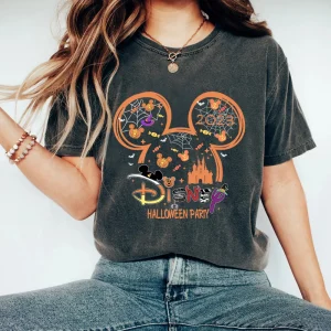 Disney Mickey Halloween Shirt: Not-So-Scary Retro Party Attire