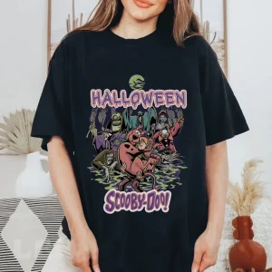 Halloween Shirt: Scooby Doo Retro Tee & Horror Movie Gifts