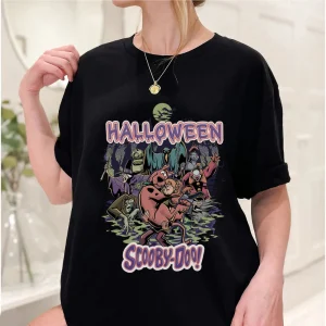 Halloween Shirt: Scooby Doo Retro Tee & Horror Movie Gifts-1