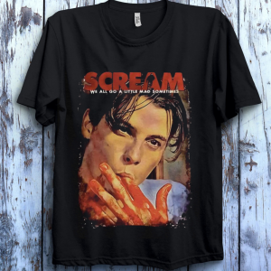 Scream Movie Ghostface Shirt Billy Loomis We All Go A Little Mad Sometimes Sweatshirt
