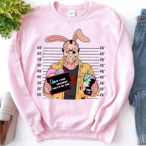 Halloween Shirt, Horror Characters, Funny Easter Mugshot Tee-3