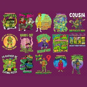 Mutant Heroes Png Collection - Sublimation Digital Design Bundle