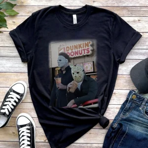 Halloween Shirt: Retro Jason Voorhees Hoodie & Tee for Horror Fans