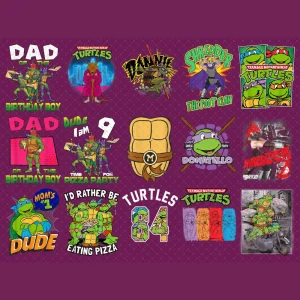 Teenage Ninja Turtles Png Pack - Sublimation Design Download