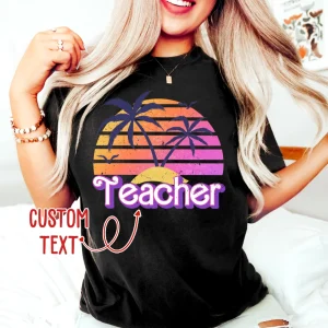 Retro Elementary Teacher Shirt, Retro Teacher Shirt Retro, Cute Teacher Shirt for Teacher Teams, Gift For Her-2