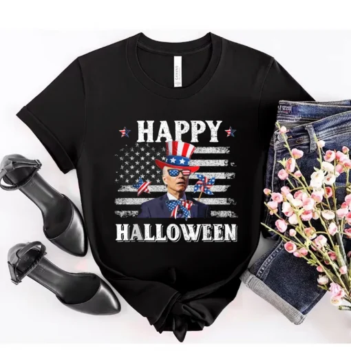 Halloween Shirt, 4th of July Independence Day Biden Tee