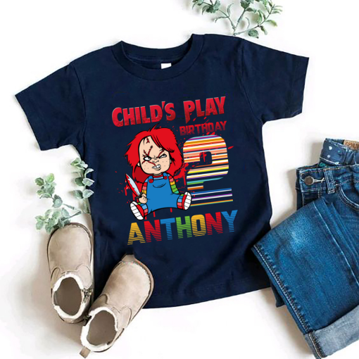 Childs Play Chucky Inspired Birthday Shirt, Chucky Family Shirt-1