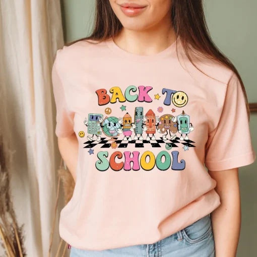 Back To School Shirt, Teacher Shirt, First Day of School Shirt, Back to School Shirt, Teacher Apparel Shirt, School Shirt-2