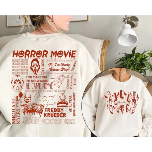 Horror Movie Characters T-shirt