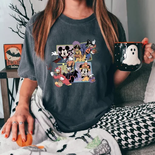 Disney Mickey Halloween Shirt - Retro Not-So-Scary Tee-1