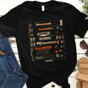 Halloween Shirt: Michael Myers Horror Movies Tee-1