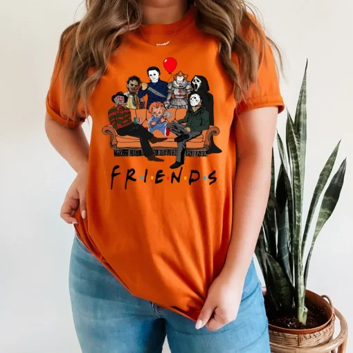 Halloween Friends: Scary Movie Killers Shirt & Sweatshirt