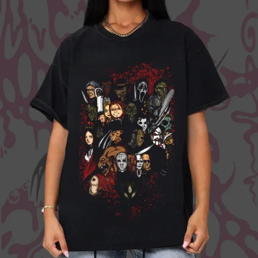 Horror Movie Characters Shirt