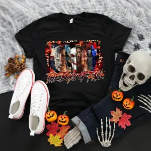 The Boys of Fall Shirt, Horror Movie Killers Shirt-2