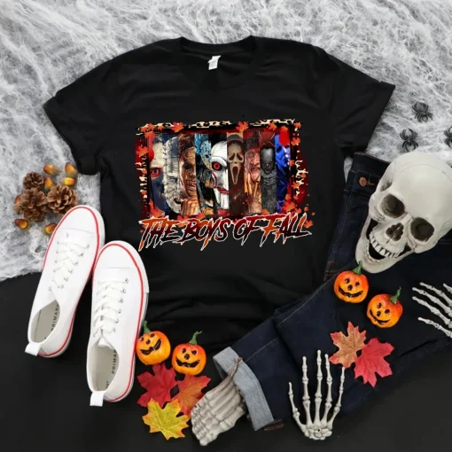 The Boys of Fall Shirt, Horror Movie Killers Shirt-2