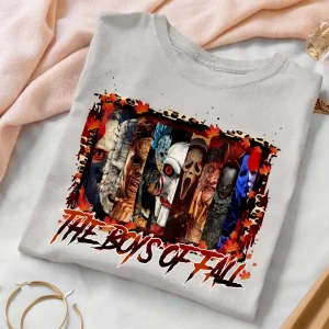 The Boys of Fall Shirt, Horror Movie Killers Shirt