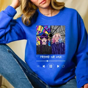 Wednesday And Enid Sinclair Track Sweatshirt, New 2022 TV Series Shirt