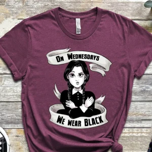 Halloween Shirt: Wednesday Addams 2022 TV Series Nevermore Academy Tee