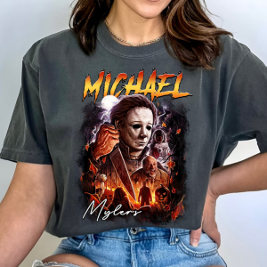 Vintage Michael Myers Halloween Shirt-4