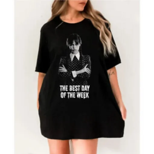 Halloween Shirt | Wednesday Addams | Best Day of the Week | Funny Gift-2