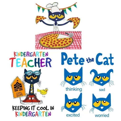 Crayon Teacher Team Png, Blue Cat Png, It's A Good Day To Teach Tiny Human Png, Pete The Cat Png, Back To School Png,Preschool 1 2 Grade Te